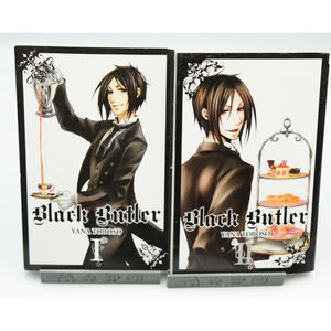 Black Butler Manga Set Vol 1–2 English Yana Toboso Gothic Shonen VIZ Yen Press